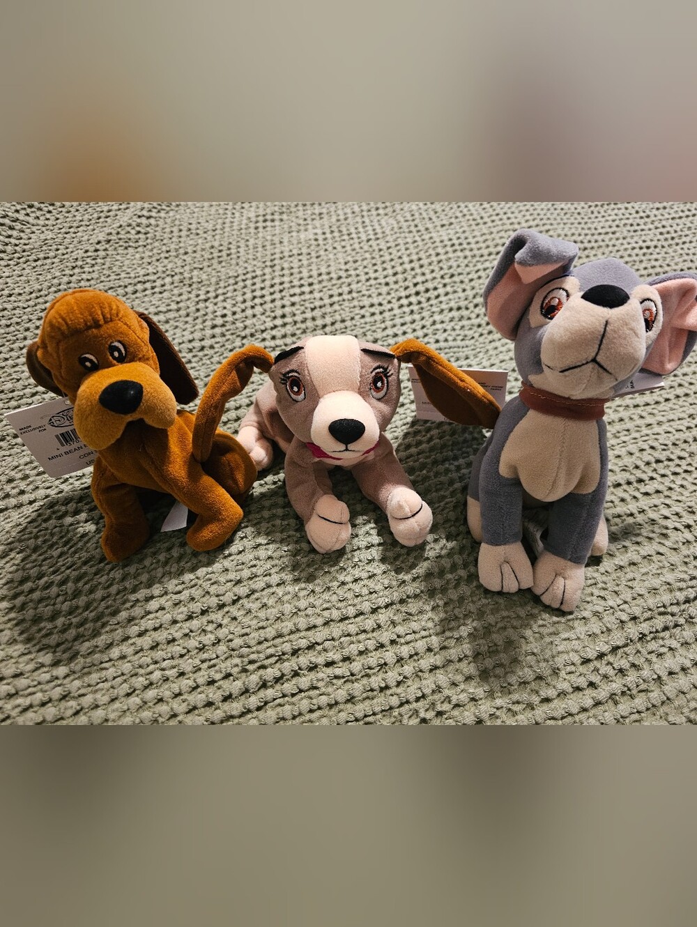 Vintage Disney Store Lady And the Tramp Plushes